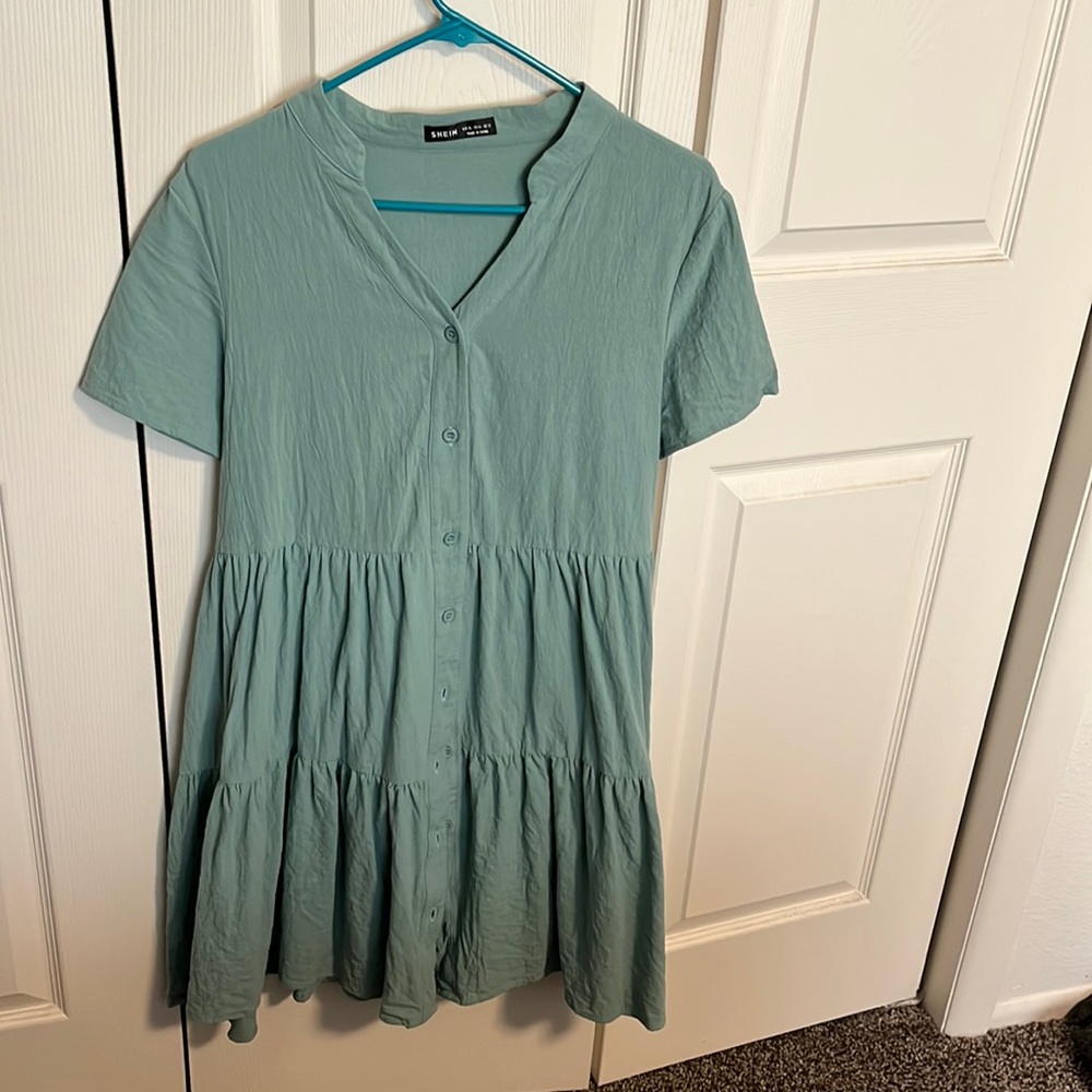 Button front dress
